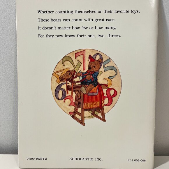 Numbears A Counting Book By Kathleen Hague Illustrated by Michael Hague - Picture 7 of 7